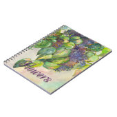 lilac blossoms Spiral Photo Notebook ノートブック (左側)