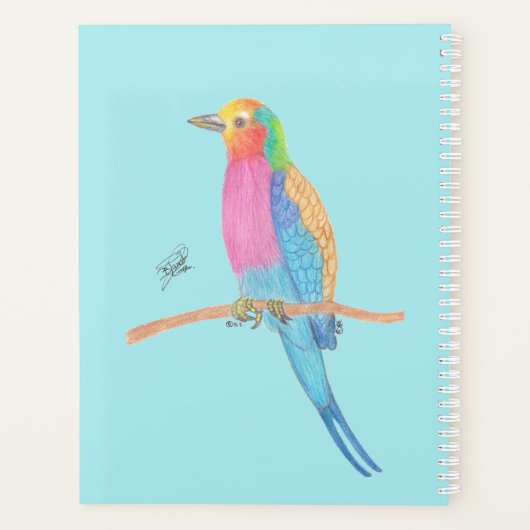 LILAC-BREASTED ROLLER プランナー手帳 (裏面)