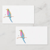 LILAC-BREASTED ROLLER 名刺 (正面/裏面)