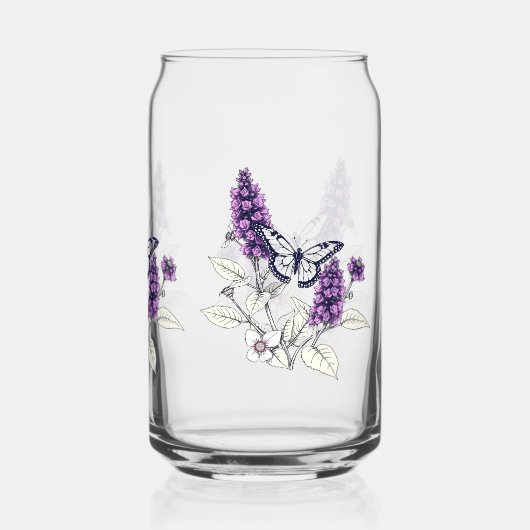 Lilac Butterfly Bush ガラス缶 (裏面)