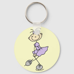 Lilac Dress Figure Skater Tshirts and Gifts キーホルダー