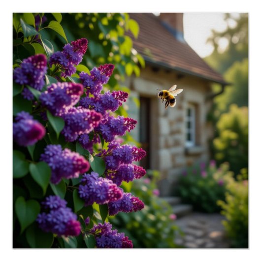 Lilac Flower ポスター (正面)