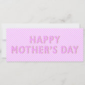 Lilac Happy Mother's Day Gift Voucher Card 招待状 (裏面)