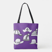Lilac Hat Bag Fun Tote トートバッグ (裏面)