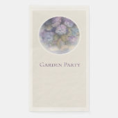 Lilac Hydrangea Garden Party Guest Towels (正面)