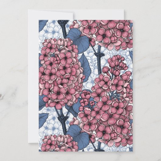 Lilac in pink and blue (正面)