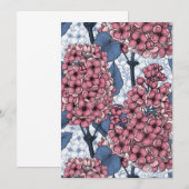 Lilac in pink and blue (正面/裏面)