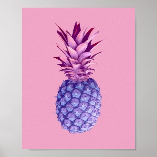 Lilac & Pink Pineapple ポスター (正面)