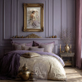 Lilac Reverie Ballerina, Floral & Damask Tile Set ラッピングペーパーシート