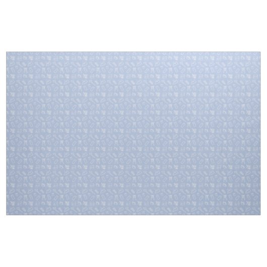 Lilac Sewing Themed Pattern ファブリック (ヤード)