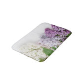 Lilac Spring Bath Mat | Floral Memory Foam Rug バスマット (アングル)