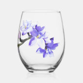 Lilac SunOrchid Birthday ステムなしワイングラス (左)