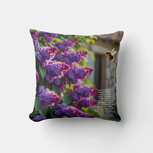 Lilac Symbolism  クッション (正面)