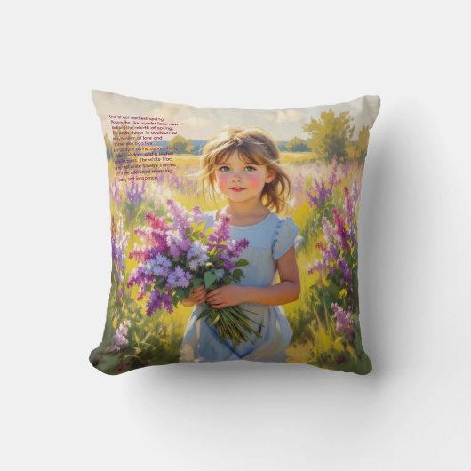 Lilac Symbolism クッション (正面)