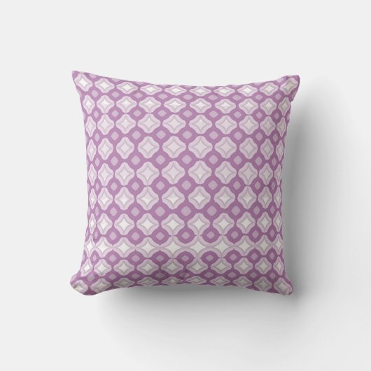 Lilac Throw Pillow クッション (正面)