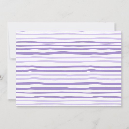 Lilac We Moved Y'all Moving Announcement 招待状 (裏面)