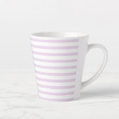 lilac-white –zweifarbig two-tone pastel カフェラテマグ (右)