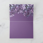 「LilacsがDooryard開花で最後に…I Mourn」 カード (内部)