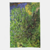 Lilacs by Vincent vanゴッホ、ヴィンテージガーデンフラワー キッチンタオル (縦)