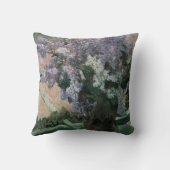 Lilacs in a window by Mary Cassatt, Lilacs in a Wi クッション (裏面)