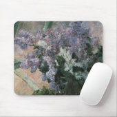 Lilacs in a window by Mary Cassatt, Lilacs in a Wi マウスパッド (マウス)