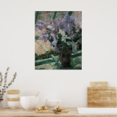 Lilacs in a Window、Mary Cassatt Poster ポスター (キッチン)