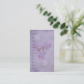 Lilacs in Springtime Business Card 名刺 (スタンド正面)