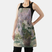 Lilacs in Window by Mary Cassatt American Painter エプロン (インサイチュ)