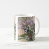 Lilacs in Window by Mary Cassatt American Painter コーヒーマグカップ (正面右)