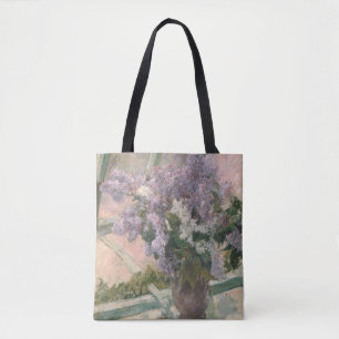 Lilacs in Window by Mary Cassatt American Painter トートバッグ