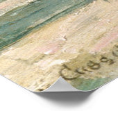 Lilacs in Window by Mary Cassatt American Painter ポスター (角)