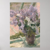 Lilacs in Window by Mary Cassatt American Painter ポスター (正面)