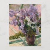 Lilacs in Window Mary Cassatt ポストカード (正面)