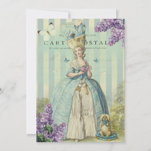 Lilasのauのprintemps 招待状 (正面)