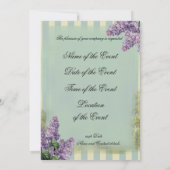 Lilasのauのprintemps 招待状 (裏面)