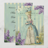 Lilasのauのprintemps 招待状 (正面/裏面)