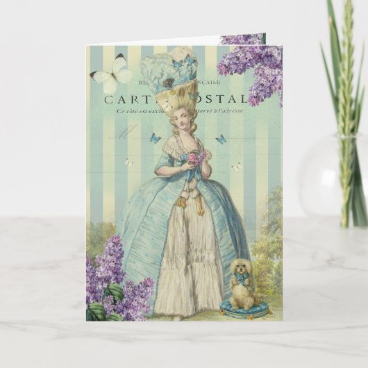 Lilas au printemps、Mothers Dat カード (正面)