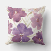Lilas en acuarela クッション (正面)