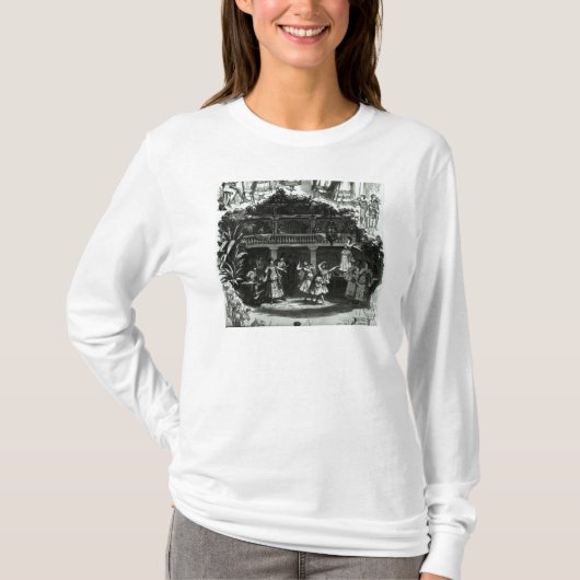 Lilas Pastiaの居酒屋のカルメン Tシャツ (正面)
