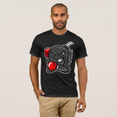 LilBombArmyアッパーカットTシャツブラック Tシャツ (正面フル)