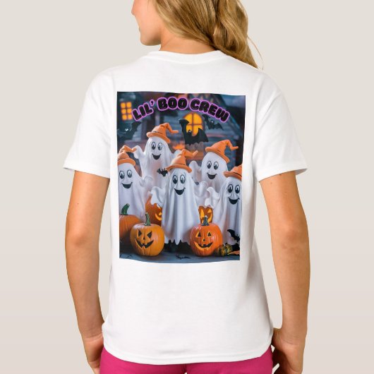 Lil'booクルーのハロウィーンTシャツ Tシャツ (裏面)