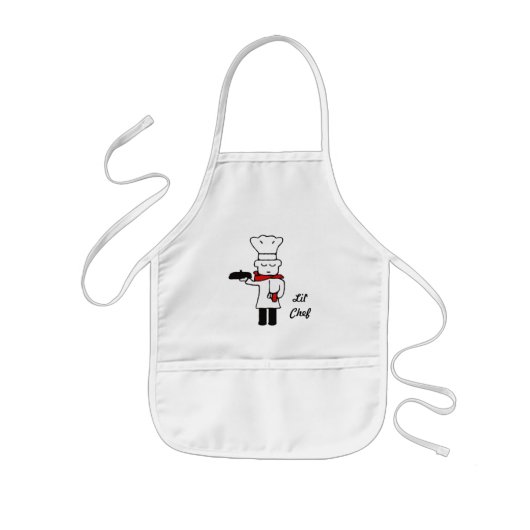 Lil'Chef、シェフ 子供用エプロン (正面)