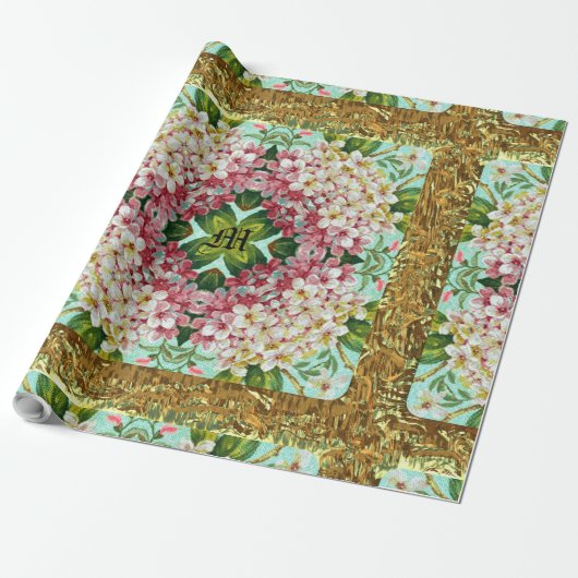 Lilflormthのモノグラム(30の足) ラッピングペーパー (アンロールド)