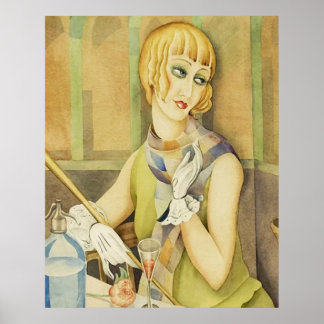 Lili Elbe by Gerda Wegener [1886 - 1940] ポスター