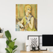 Lili Elbe by Gerda Wegener [1886 - 1940] ポスター (ホームオフィス)