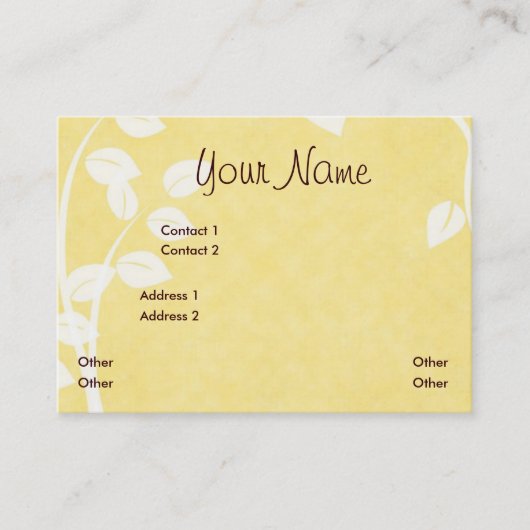 LiLiANAaビジネスプロファイルカード 名刺 (正面)