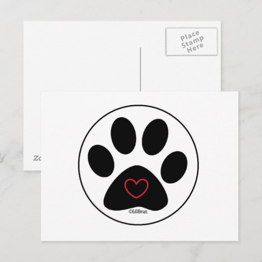 LiliBeanの愛 ポストカード (正面/裏面)