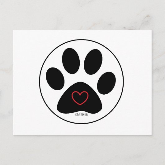 LiliBeanの愛 ポストカード (正面)