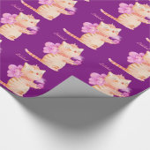 Lilibet名前のギフトラップ – 様々なデザイン ラッピングペーパー (角)