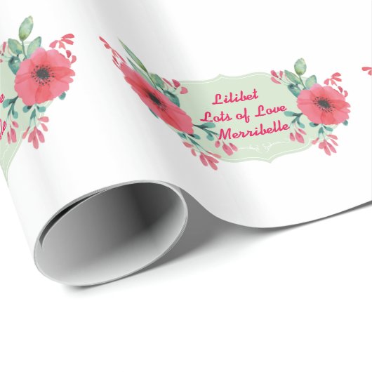 Lilibet名前のギフトラップ – 様々なデザイン ラッピングペーパー (ロールコーナー)